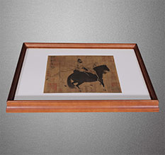 温县书画装裱配框服务案例